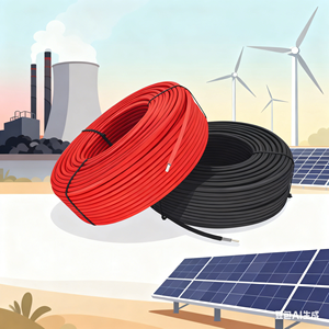 Competitive Price H1Z2Z2-K 6mm2 Solar Power Cable for Renewable Energy System Solution Trusted Manufacturer