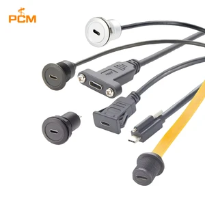 Customizable USB Type-C Cable Connector Shielded Durable Wire for Industrial Automation Equipment