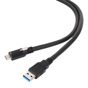 High Performance Machine Vision USB 3.0 A Male to Type-C Male With Screw Type Camera Cable For Fast Data Transfer