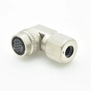WESTSAM CM10 Series Servo Motor Encoder Connector Circular Waterproof Male Female 10 Pin Round Connector Mental Angle Plug