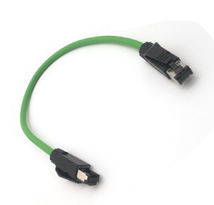 China Factory SVLEC Industrial Ethernet Cable M12 to RJ45 DIN Connectors Shielded CE Certified Customizable Length