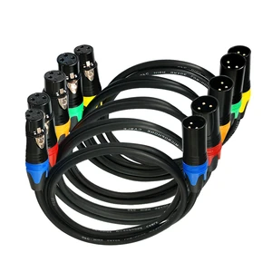 High Cost-Effective XLR Male to Female Cord Anti-Interference Professional Audio Cable for Studio Stage