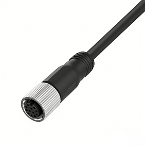M12 Industrial Camera Power and I/O Cable with Open Ends for Industrial Cameras