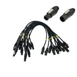 ST Lightweight PowerCON True1 Extension Cable Stage Sound Copper Conductor Rubber Insulation for Construction True1 Connector