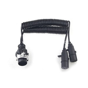 With 2 Years Warrantee 7 Core Trailer Cable Spiral Coiled Wire Cable