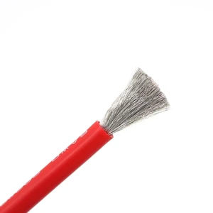 SYS AGCR 6 Gauge 3200/0.08mm O.D.8.50mm Electrical DC Battery Cable 0.8mm Tinned Copper Wire