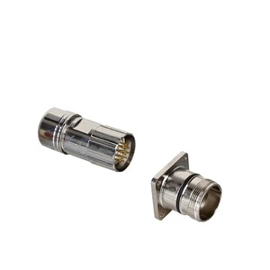 Ip67 Waterproof M23 4 Pin 12E Female / Male Plug Encoder Solder Servo Motor Signal Hummel Electrical Power Connector