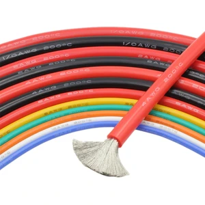 CNCA-C01-01:2014 High Quality extra Soft Silicone Cable 24AWG Red and Black PV Solar Cable 600V High Temperature Resistant Cable