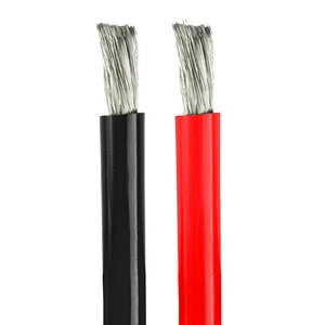 High Grade 4 AWG Gauge Marine Wire Tinned Copper Silicone Coated Battery Boat Cable