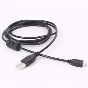 USB 2.0 Male to Mini 8Pin Male Data Transmission Charge Cable for Nikon SLR D5100 D6108p S2600P520 Interface Camera Cable