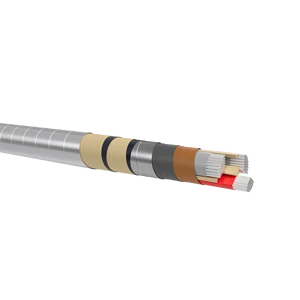NAKB High Voltage Aluminium Power Cable 3x95mm 10kV Paper Insulated Armoured Cable Model 21 Special PVC Jacket For Power