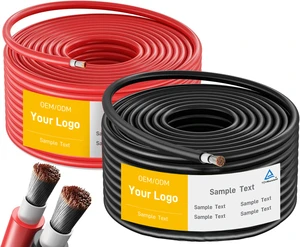 Photovoltaic Cable for PV1-F H1Z2Z2-K PV-YJYJ Solar DC Copper Conductor ETFE Jacket IP68 Rated 1000V-1500V Construction
