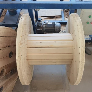 Heavy Duty Wooden Cable Reel Spool for Electrical Wire Storage Industrial Power Line Winding and Safe Cable Management