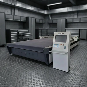 1625 Flatbed Packing Carton Grey Paper Box Cardboard Sample Cnc Oscillating Knife Cutting Machine