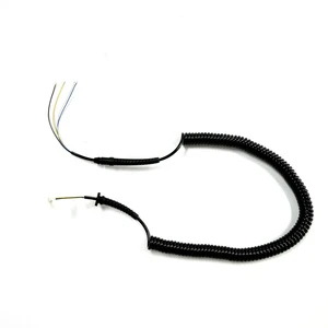PVC Spiral Cable Earphone Clock Spring Cables Wire Extension