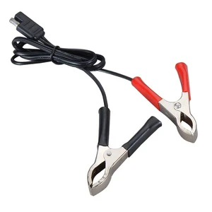 New Design 12V Alligator Clip to SAE Power Cord with Fuse for Battery Charger Crocodiles 12v Heavy Duty Battery Wire Cable