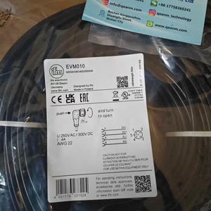 Ifm EVM010 4PIN Connection Cable for Industrial Automation Sensors EVM008/EVM009/EVM011/EVM012