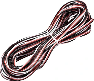 22AWG 60-Cores PVC Copper Servo Receiver Extension Cable with Cord Connector Lead for Electronic Use