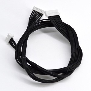 Custom Electronic PCB Wire Harness with Tinned Copper Conductors 12V Rated 100mm Length PVC Insulation