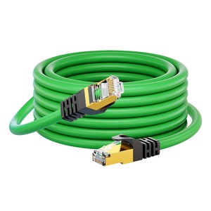 Cat6A Industrial Ethernet Cable SSTP Shielded 10Gbps Highly Flexible Drag Chain 10M Cycles Profinet Jumper for Switch Camera