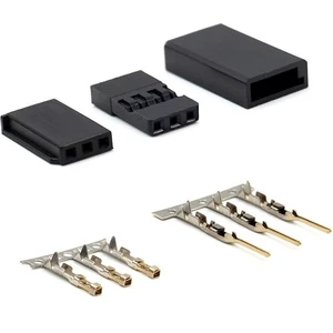 JR Servo Plug Male Female Connector Crimp Pin Kit Compatible Futaba for Hitec Spektrum RC