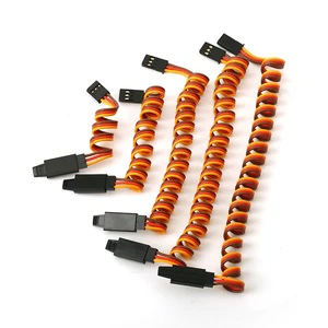 Servo Extension Cable Dupont Connector Anti-detachment Model Aircraft Adapter Cable 15-80cm 60-core Bulk Packaging