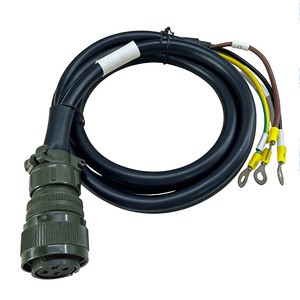 Industrial Servo Cable 4PIN 1.5m 4Cores Wire Harness 2.5mm² Flexible for AGV/Robot