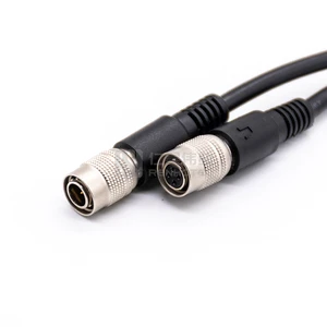 Push Pull 4 Pin Connector Male to Female Double Head HR10 Cable Assembly I/O Cable for Camera