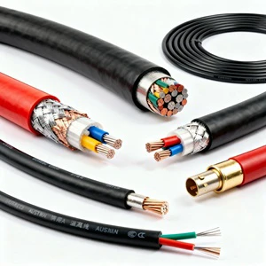 High Temperature Resistant PVC Oxygen-Free Copper Cable Shielded Armored Fireproof 300V-750V 1-6 AWG Industrial Automation Oil