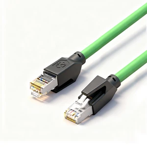High Flex Durability Double Shielded Industrial EtherCAT Profinet Cable for Robot Arm AGV AMR Mobile Automated Vehicles