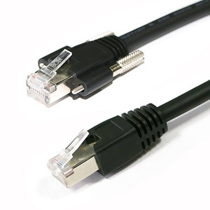 High Transmission Drag Chain Flexible Data Cord with Secure Screw Fixing for Industrial Camera Ethernet Network Cable