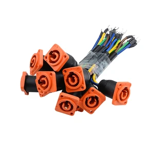 LED Display Screen Snake Cable 3 Pin Male to Female OFC Audio Splitter Lossless Balanced Signal for Mixer Stage Studio