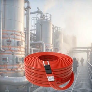 Self-Regulating Heating Cable 15W 25W 35W Industrial Electric Heat Trace Cable For Pipeline Tank Freeze Protection Heat Tracing