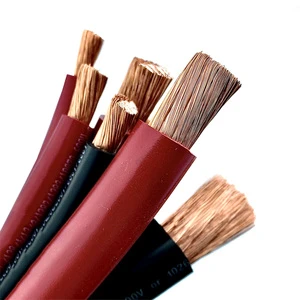 Sigle-core Factory Price High Quality Heavy-Duty Pure Copper Welding Cable 10 16 25 35 50 70 95mm2 Automotive Battery Cable