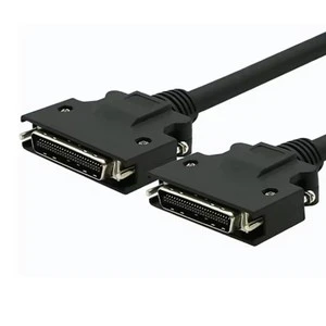 SCSI 50Pin Cord SCSI HPCN 50Pin Male to HPCN 50Pin Male Straight Cable with Shrapnel Type Interface for Mitsubishi Yaskawa Servo