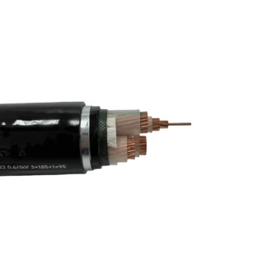 ZC-YJV22 15kV/8.7kV XLPE Insulated PVC Sheathed Copper Power Cable Flame Retardant Steel Tape Armored 4 Core 120mm2 JDH Brand