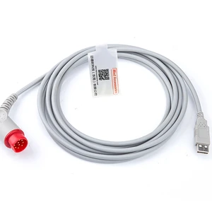 Hot Selling 10 Pin USB Transducer Adapter Cable Compatible with Siemens Medical Consumables IBP Cable