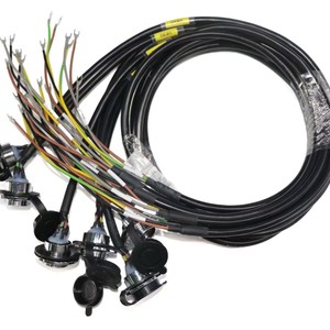 Servo Motor Power Cable Circular Waterproof Connector for Mitsubishi Syntec T6V8 CNC Machine Tool Oil Resistant Flexible Wire