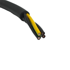 HSFLEX MP801 High-Performance Industrial PUR Power Cable Highly Flexible Oil & Abrasion Resistant for Robotics Automation