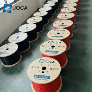 DC Cable 6mm TUV Approve XLPO Double Insulation Aluminum Alloy Conductor 6mm Solar Cable Copper Solar Cable 4mm/6mm/10mm