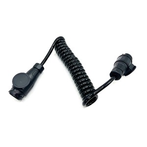 13 Pin Trailer Spring Coiled Cable, 13 Core Extension Wire for Caravan Truck
