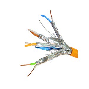 Industrial 10G Ethernet Cat6a FTP Foil Network Cable 23awg Oxygen Free Copper CCA CCS VR AR Device 305m Spool