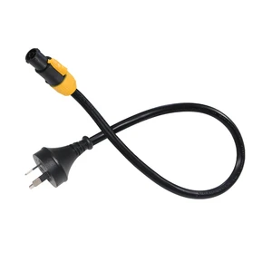 AU SAA Certified PowerCON Copper Power Cable 10A 250V 1m for Pro Audio Home Appliance & Stage Lighting