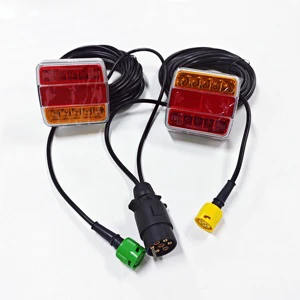 Factory Wholesale OEM New 7 Way to 5 Way 7M 14M Trailer Tail Light Harness Cable Wire for Truck Trailer Car Tail Lights