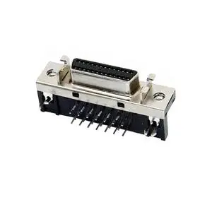 26Pin SCSI MDR HPDB Female Right Angle DIP Connector, Servo Motor PCB Mount Connector with CE RoHS Certified