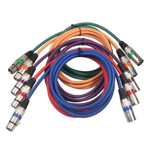 High Quality Extension Cannon Microphone Cable Audio Cable Xlr Three Core Balanced DMX Stage Control Cable Audio Line