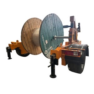 10 Ton CP FHCDT10 CE ISO Certified Automatic Cable Deployment Trailer Turkey Manufacturer Hydraulic Reel Handling System for