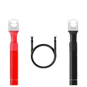 15CM Automotive Battery Cable Silicone New Energy Battery Wire with Lugs Pure Copper Wire
