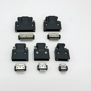 High-Current 14P 20P SCSI Servo Connector Male/Female Aerospace Power PCB RF FPC UHF Solar Power System Wire Connections JIANGJI