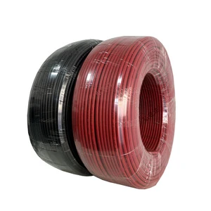 High Quality Solar Cable 4mm 6mm 10mm PVC Wires Electrical Cables UV Resistant 25years Working Life Solar Pv Cable 4mm2